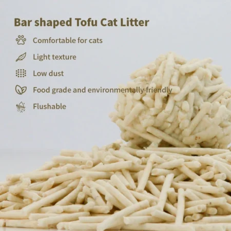 Bar shaped Tofu Cat Litter