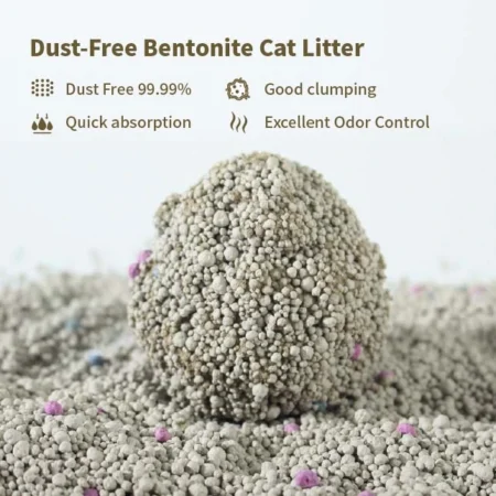 dust free BENTONITE cat litter