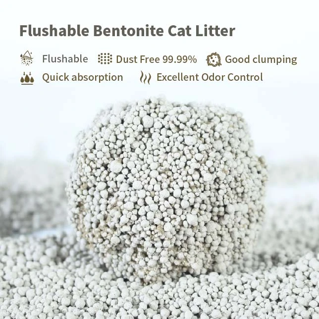 flushable bentonite cat litter