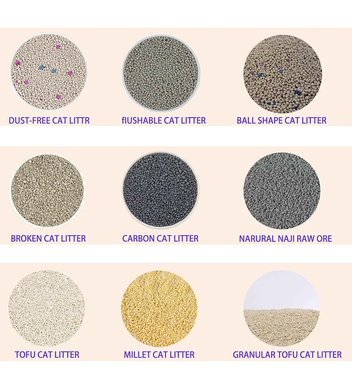 bulk Custom cat litter