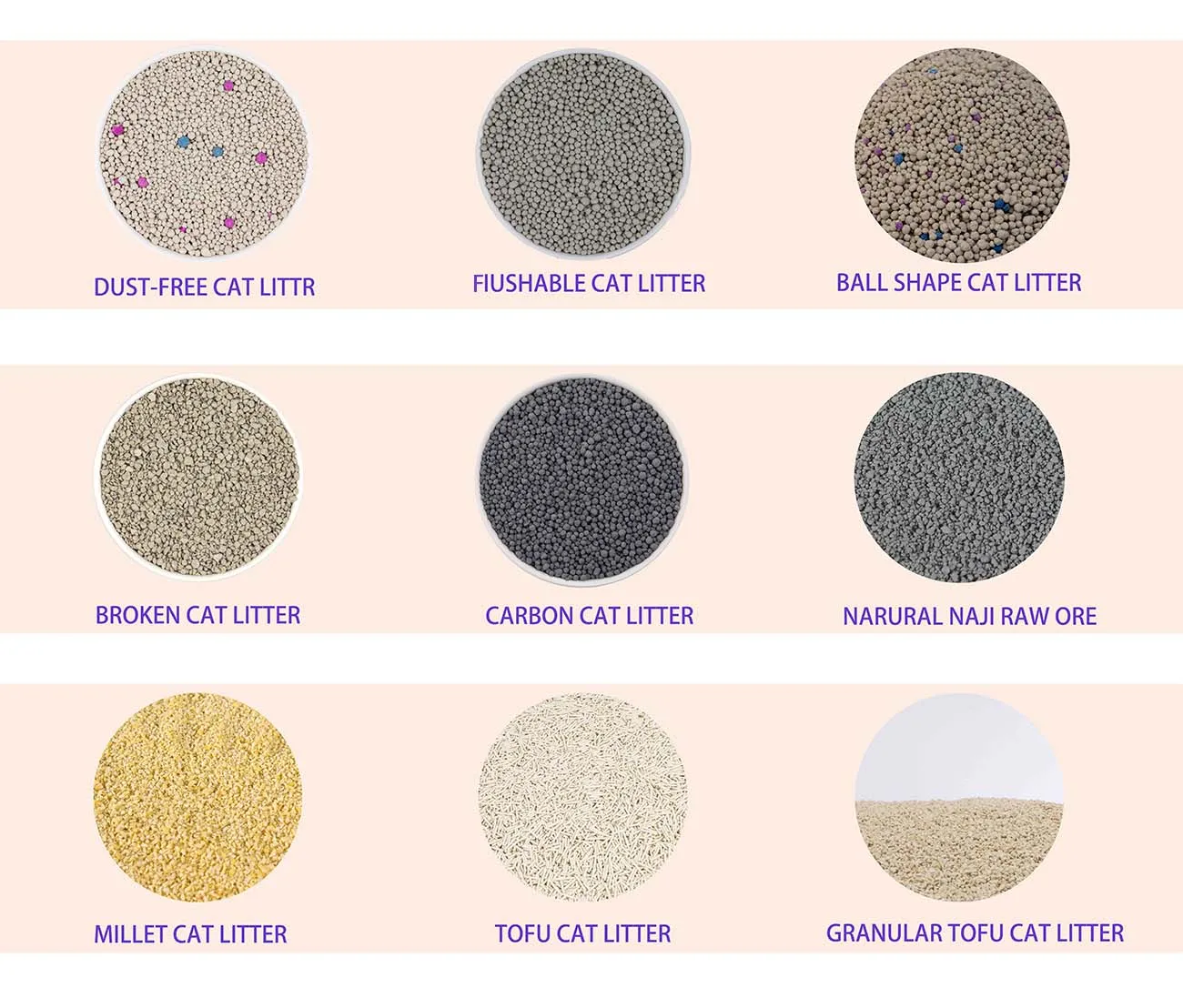 Custom cat litter in bulk