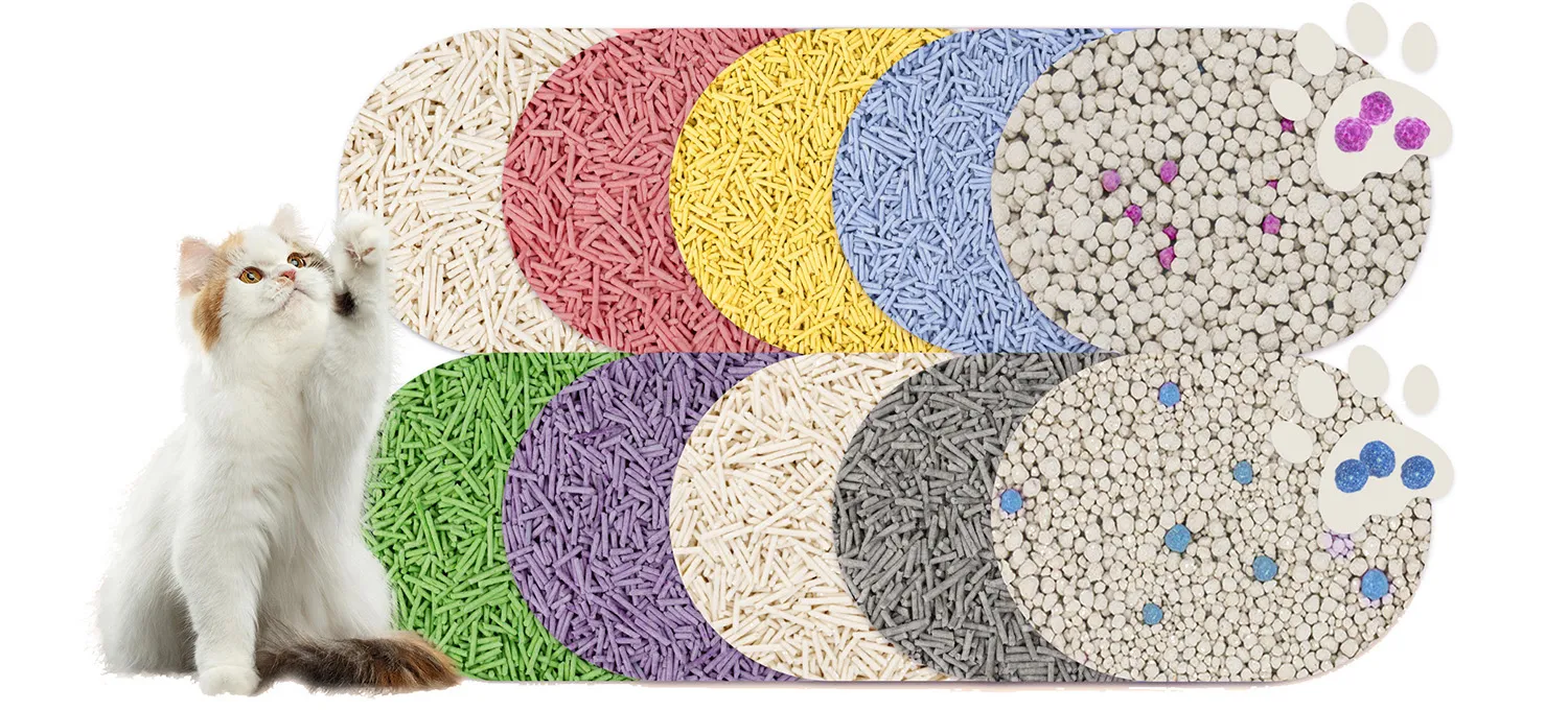 bulk Custom color of cat litter